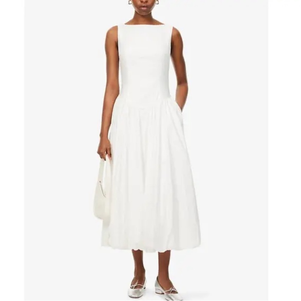 Reformation White Midi Dress